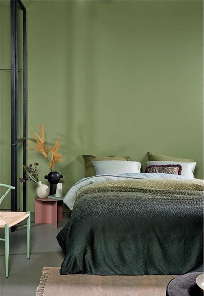 Beddinghouse Ingmar Dekbedovertrek - Groen - 260 x 200/220 cm + 2x 60 x 70 cm