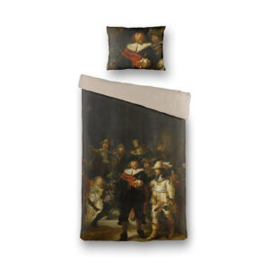 Cloud Nine De Nachtwacht - Art Collectie 1-persoons (140 x 200/220 cm + 1 kussensloop) Dekbedovertrek