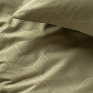 Hotel Home Collection Rio Kleur: Truffel, 140 x 200/220 cm Dekbedovertrek