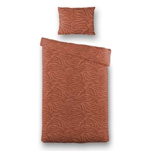 Luna Bedding Zebra - Terra 1-persoons (140 x 200/220 cm + 1 kussensloop)