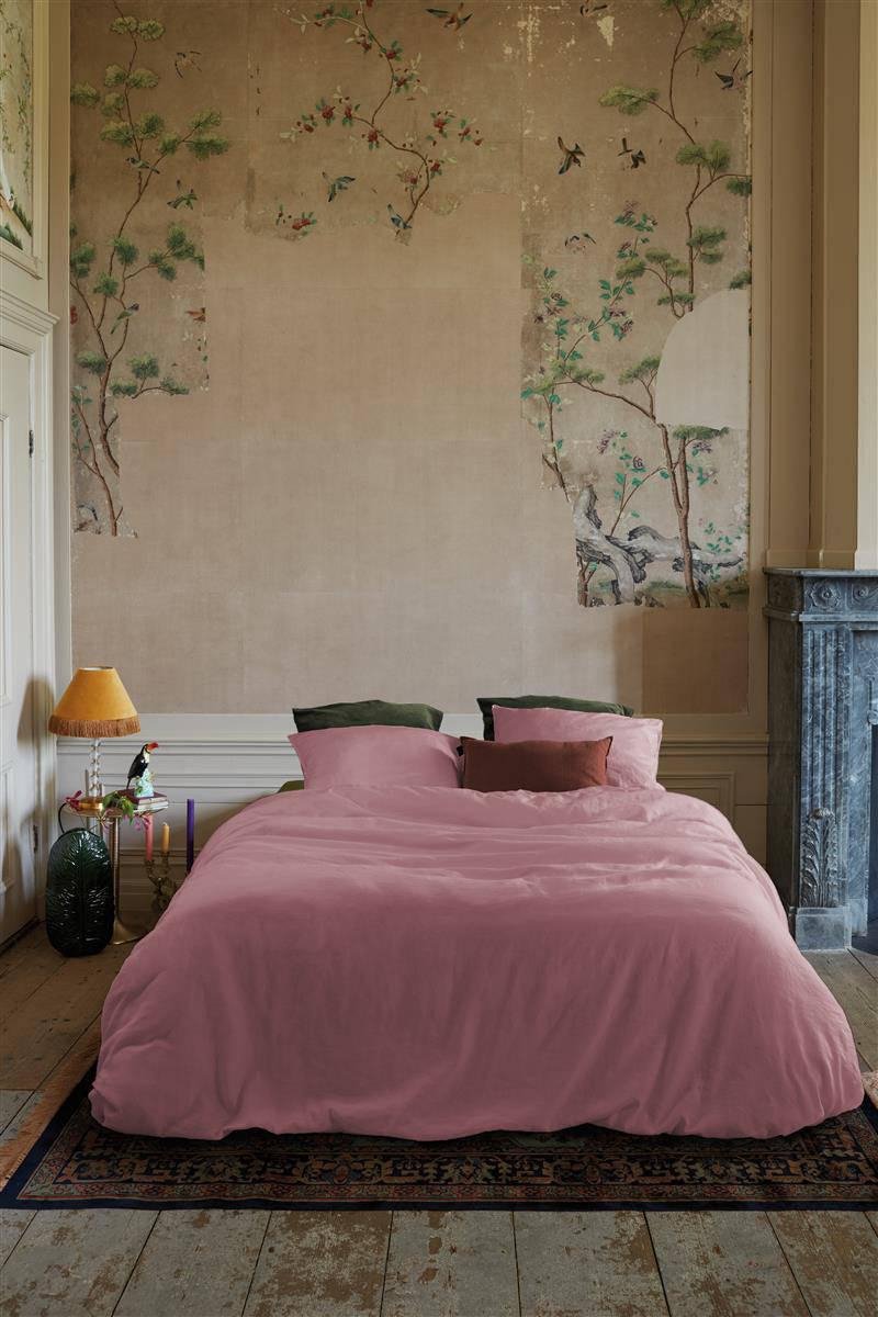 At home with Marieke Dekbedovertrek Easy - 240 x 200/220 cm - roze