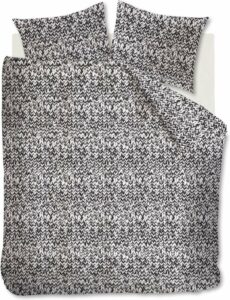 Ambiante Conor - Dekbedovertrek - Eenpersoons - 140x200/220 cm + 1 kussensloop 60x70 cm - Zwart