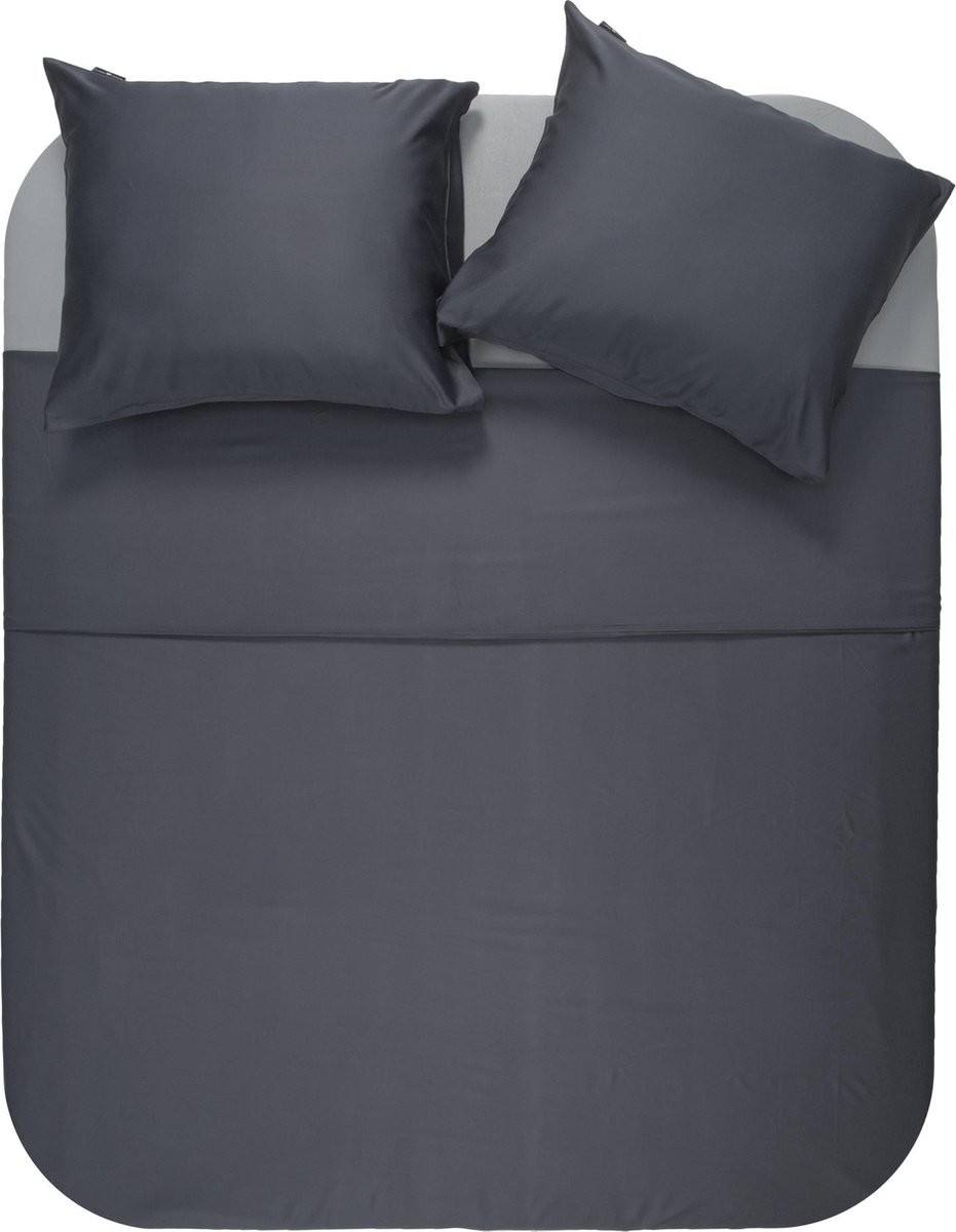 Cuddle Nature - Bamboo - Dekbedovertrek - 100% Bamboe - Eenpersoons - 140x200/220 cm - Antraciet