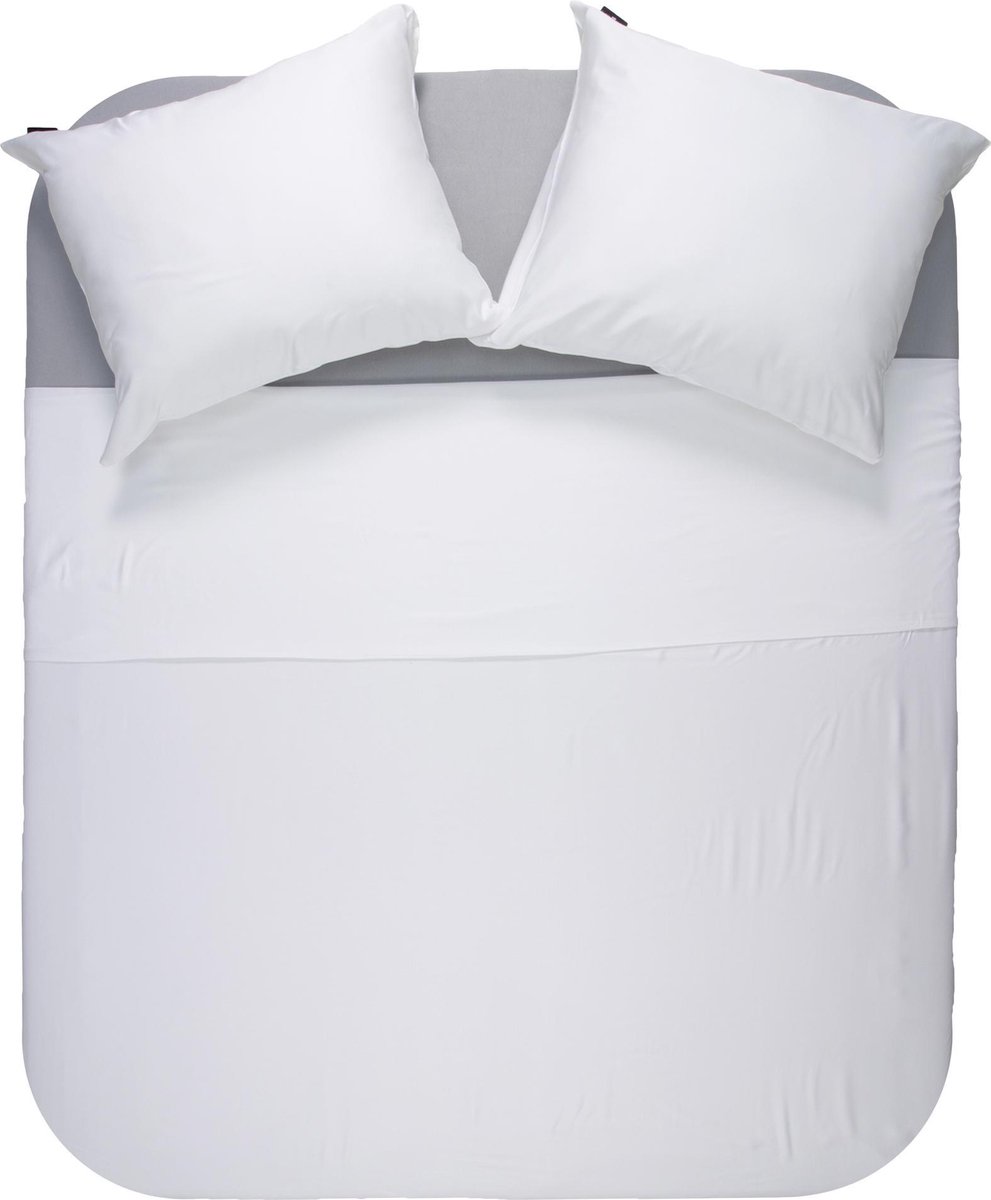 Cuddle Nature - Bamboo - Dekbedovertrek - 100% Bamboe - Lits-jumeaux - 240x200/220 cm - Wit