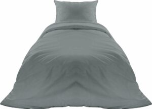 Homéé hotel dekbedovertrekset 20A eenpersoons 140x200/220 cm 100% Katoen 140g. m2 grijs