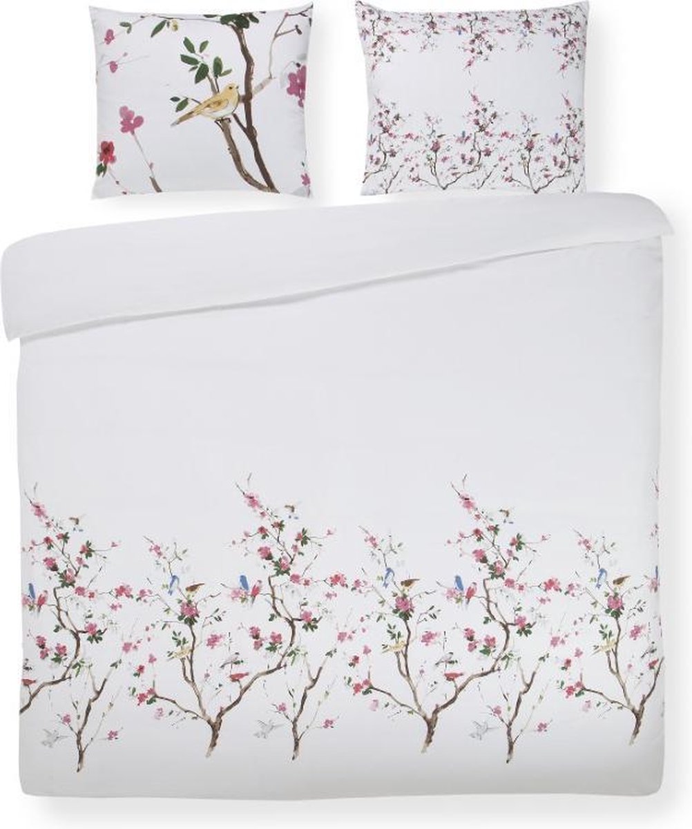 Zachte Katoen/Satijn Tweepersoons Dekbedovertrek Noortje | 200x200/220 | Luxe En Comfortabel | Hoogwaardige Kwaliteit