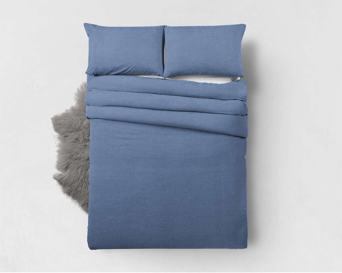 Zensation Bamboo Touch Dekbedovertrek - 240x200/220 + 2 kussenslopen 60x70 - Blauw - Lits-Jumeaux