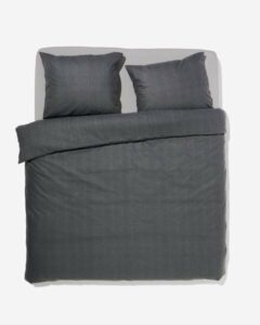 HEMA Dekbedovertrek Flanel 240x220 Visgraat Groen