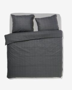 HEMA Dekbedovertrek Flanel 240x220 Visgraat Groen