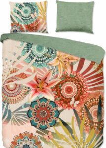 Zachte Katoen/Satijn Tweepersoons Dekbedovertrek Tinka | 200x200/220 | Luxe En Comfortabel | Hoogwaardige Kwaliteit