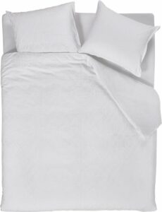 Beddinghouse Milky - Dekbedovertrek - Lits-jumeaux - 260 x 200/220 cm - Wit