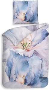 Premium dekbedovertrek Lindsey - 140x200/220 (eenpersoons) - exclusieve stof - hoge draaddichtheid - 2 dessins in 1 - topkwaliteit