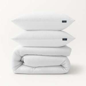 Dekbedovertrek Mousseline - Tweepersoons (200x200 cm) - Wit/ Bruin/ Taupe/ Grijs/ Roze/ Petrol/ Off-white Microvezel - Dessin: Effen - Zydante -