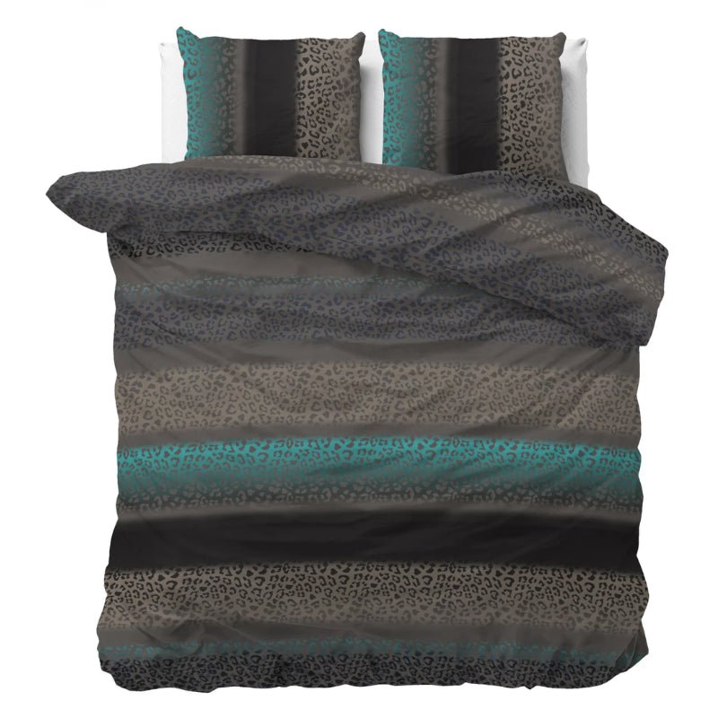 Dekbedovertrek Avoka - Eenpersoons (140x200 Cm) - Meerkleurig Polyester-katoen - - Sleeptime Elegance - Dekbed-Discounter.nl