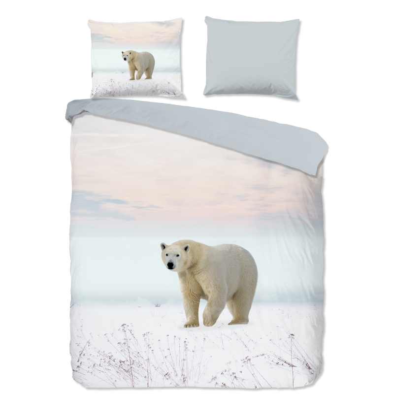 Dekbedovertrek Bjorn - Lits-Jumeaux (240x220 Cm) - Meerkleurig Microvezel - Natuur & Dieren - Pure - Dekbed-Discounter.nl