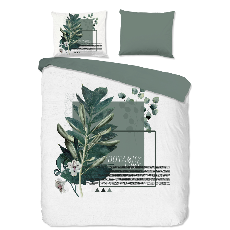 Dekbedovertrek Boho - Lits-Jumeaux (240x220 Cm) - Meerkleurig Microvezel - Bloemen - Pure - Dekbed-Discounter.nl