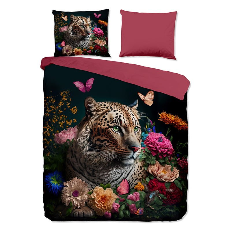 Dekbedovertrek Borra - Lits-Jumeaux (240x220 Cm) - Meerkleurig Microvezel - Dieren & Natuur - Pure - Dekbed-Discounter.nl