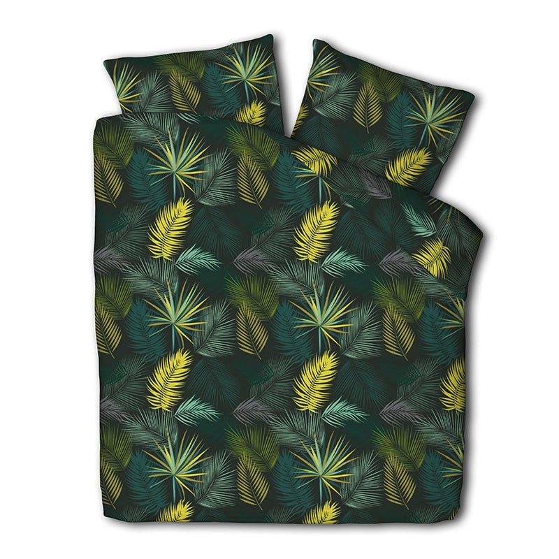 Dekbedovertrek Botanical Party - Tweepersoons (200x200 Cm) - Meerkleurig Polyester-katoen - Patroon & Natuur - Fresh And Co - Dekbed-Discounter.nl