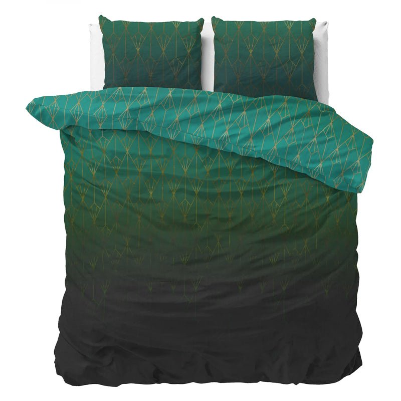 Dekbedovertrek Bowen - Tweepersoons (200x200 Cm) - Meerkleurig Polyester-katoen - - Sleeptime Elegance - Dekbed-Discounter.nl