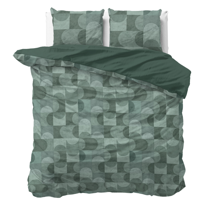 Dekbedovertrek Katoen - Cuba - Tweepersoons (200x200 Cm) - Meerkleurig Katoen - - Sleeptime Pure - Dekbed-Discounter.nl