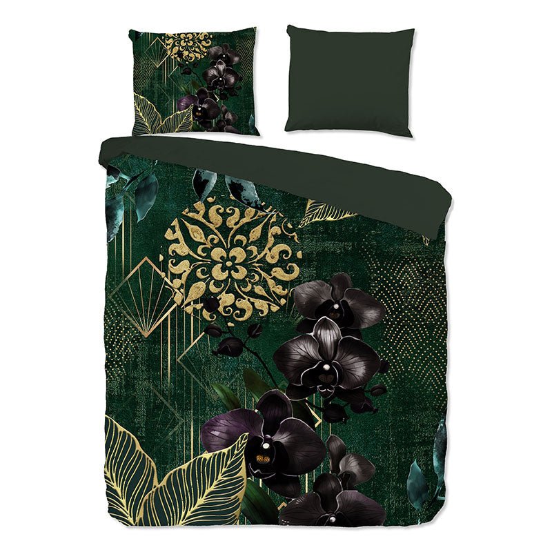 Dekbedovertrek Katoen - Esmee - Lits-Jumeaux (240x220 Cm) - Meerkleurig Katoen - Luxe & Bloemen - Good Morning - Dekbed-Discounter.nl