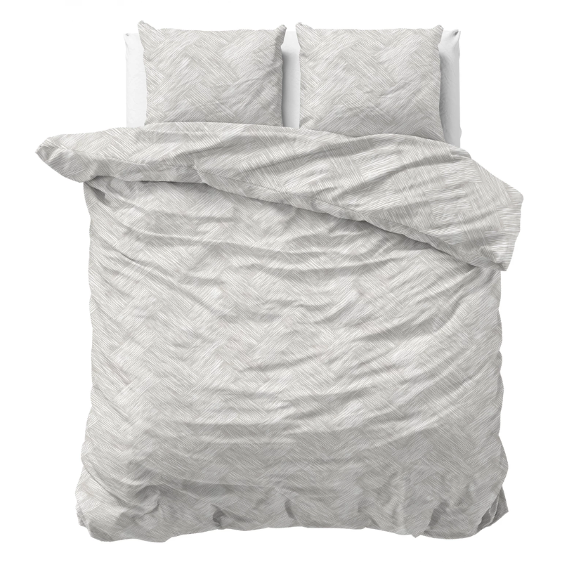Dekbedovertrek Katoen - Rattan - Lits-Jumeaux (240x220 Cm) - Meerkleurig Katoen - - Sleeptime Pure - Dekbed-Discounter.nl