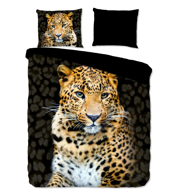 Dekbedovertrek Rayan - Eenpersoons (140x200 Cm) - Meerkleurig Microvezel - Dieren - Pure - Dekbed-Discounter.nl