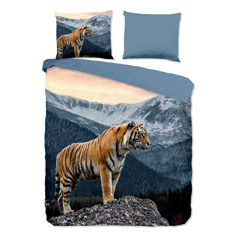 Dekbedovertrek Sky - Eenpersoons (140x200 Cm) - Meerkleurig Microvezel - Landschap & Dieren - Pure - Dekbed-Discounter.nl