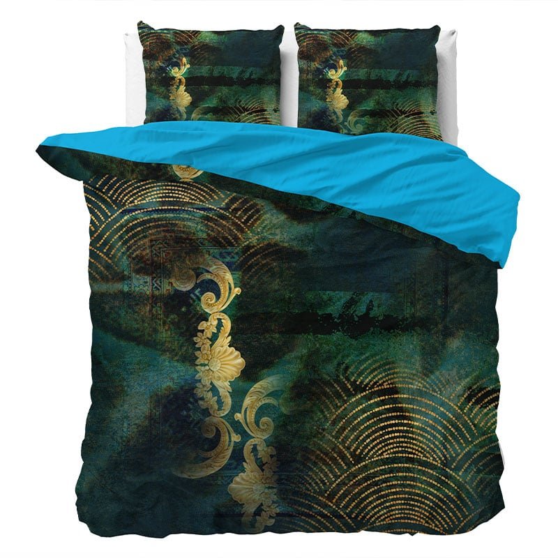 Dekbedovertrek Tiandra - Eenpersoons (140x200 Cm) - Meerkleurig Microvezel - - Manilla - Dekbed-Discounter.nl