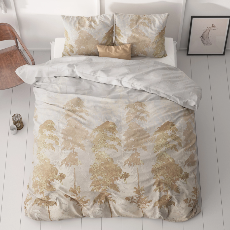 Dekbedovertrek - Treasture Three - Eenpersoons (140x200 Cm) - Microvezel - - Sleeptime Classy - Dekbed-Discounter.nl