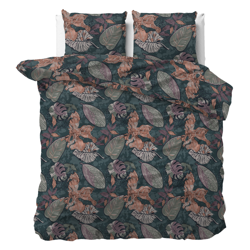 Dekbedovertrek- Tushy - Eenpersoons (140x200 Cm) - Wit Microvezel - - Sleeptime Classy - Dekbed-Discounter.nl