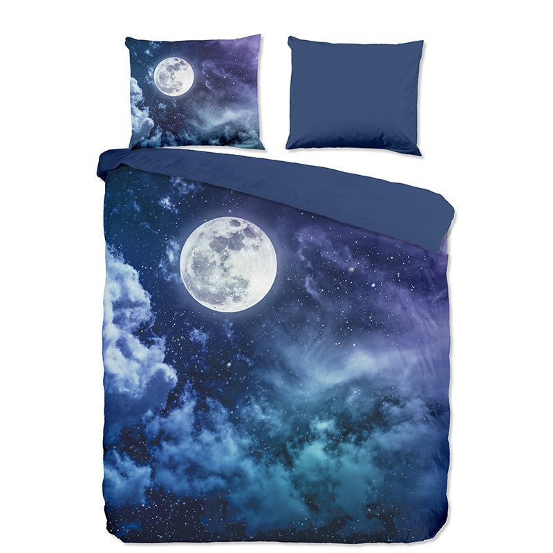 Dekbedovertrek Universe - Eenpersoons (140x200 Cm) - Meerkleurig Microvezel - Natuur - Pure - Dekbed-Discounter.nl