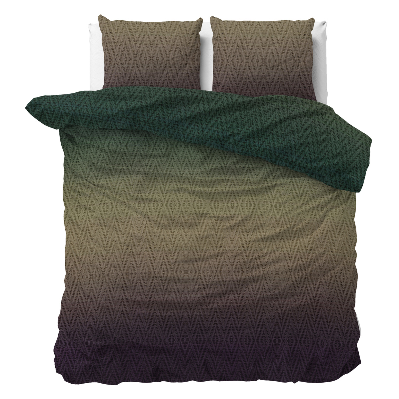 Dekbedovertrek - Warm Knits - Eenpersoons (140x200 Cm) - Wit Microvezel - - Sleeptime Classy - Dekbed-Discounter.nl