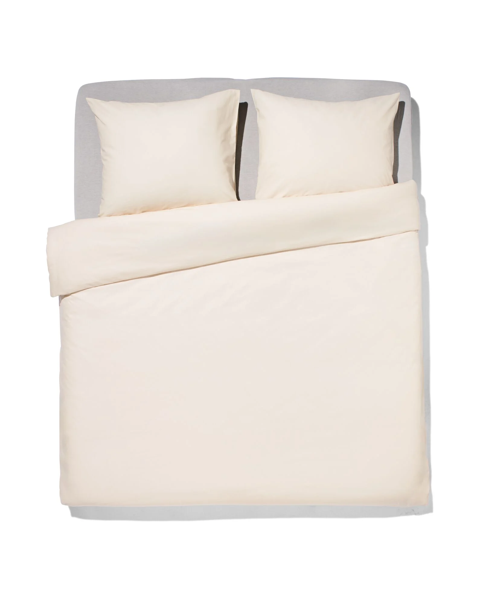 HEMA Dekbedovertrek 200x200/220cm Zacht Katoen Beige (beige)