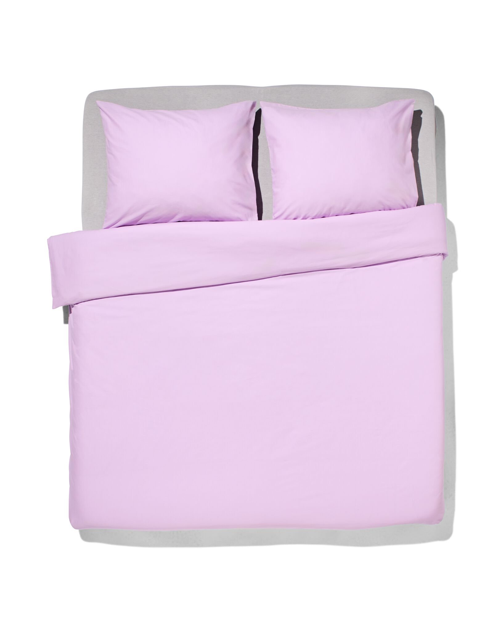 HEMA Dekbedovertrek 200x200/220cm Zacht Katoen Lila (lila)