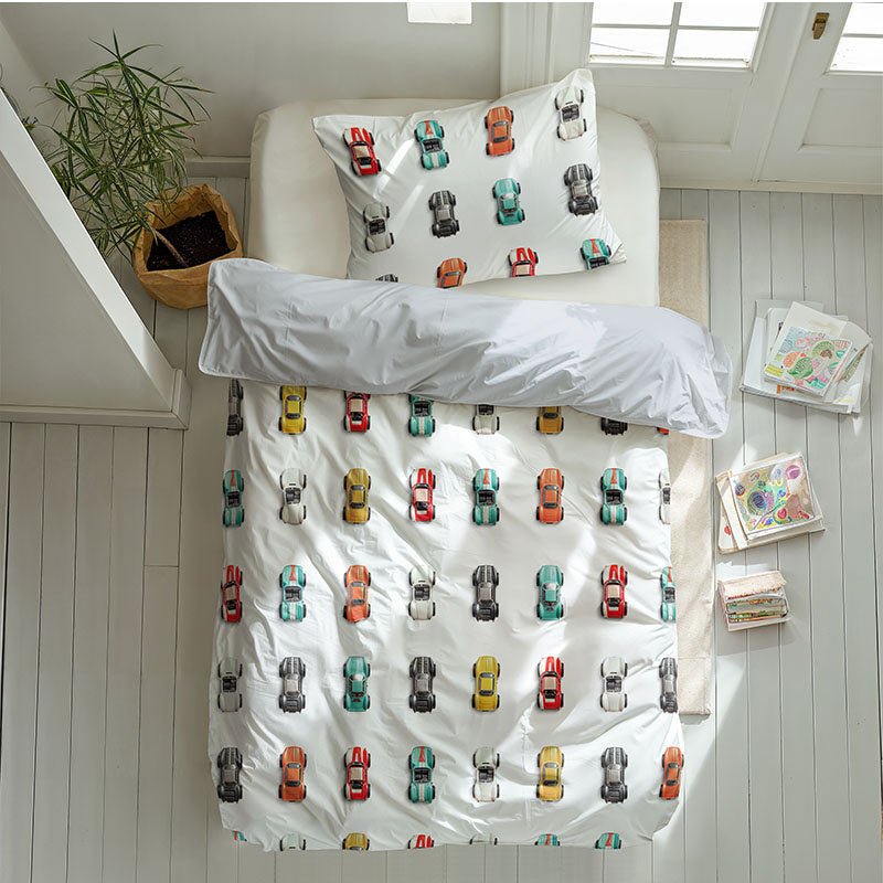 Kinderdekbedovertrek Katoen - 140x200 Cm Meerkleurig - Dieren - Fresh And Co Kids - Dekbed-Discounter.nl