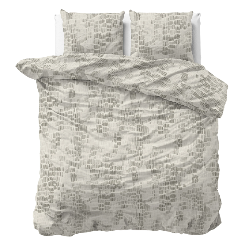 Sale: -30% | Dekbedovertrek Katoen - Drift - Tweepersoons (200x200 Cm) - Meerkleurig Katoen - - Sleeptime Pure - Dekbed-Discounter.nl