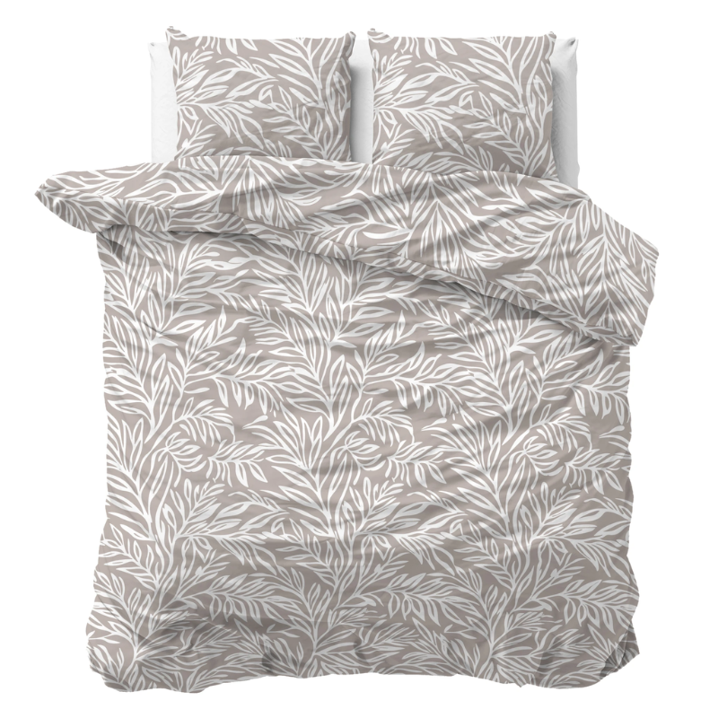 Sale: -38% | Dekbedovertrek Katoen - Breeze - Eenpersoons (140x200 Cm) - Meerkleurig Katoen - - Sleeptime Pure - Dekbed-Discounter.nl