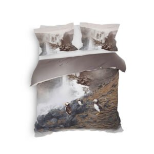 Dekbedovertrek Laurien - Tweepersoons (200x200 Cm) - Meerkleurig Katoen - Natuur - Heckett Lane - Dekbed-Discounter.nl