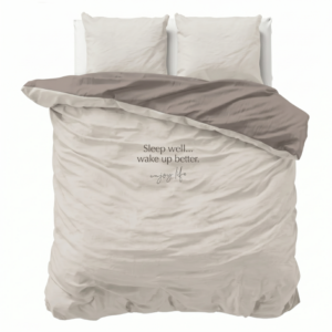 Dekbedovertrek Sleep Well - Tweepersoons (200x200 Cm) - Microvezel - - Fresh And Co - Dekbed-Discounter.nl
