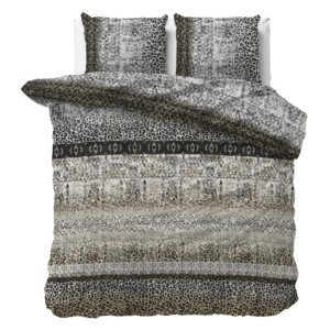 Dekbedovertrek - September - Tweepersoons (200x200 Cm) - Wit Microvezel - - Sleeptime Classy - Dekbed-Discounter.nl