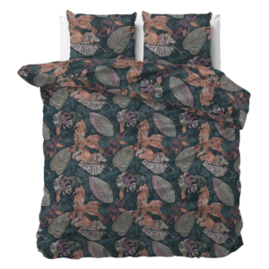 Dekbedovertrek- Tushy - Lits-Jumeaux (240x220 Cm) - Wit Microvezel - - Sleeptime Classy - Dekbed-Discounter.nl