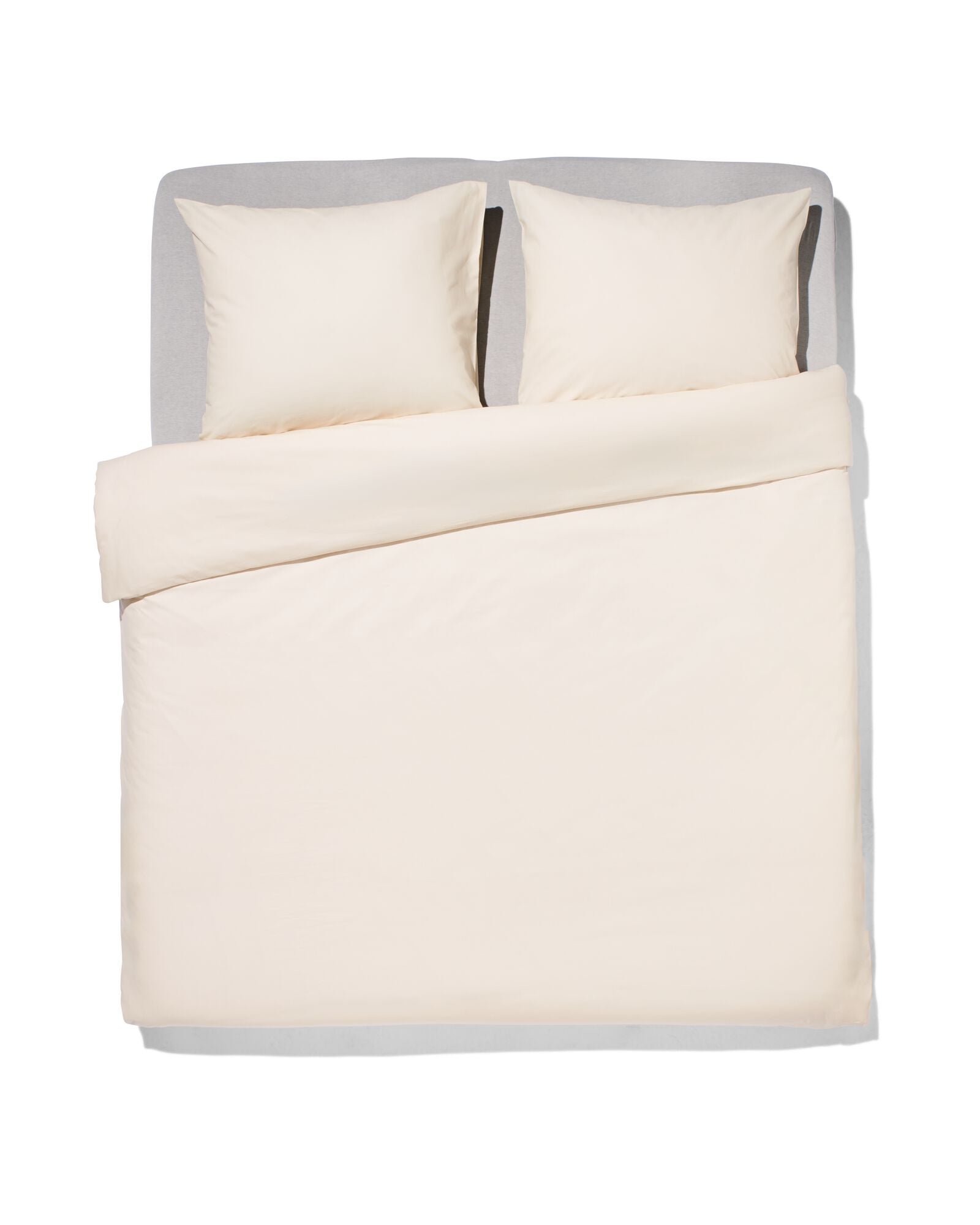 HEMA Dekbedovertrek 240x200/220cm Zacht Katoen Beige (beige)