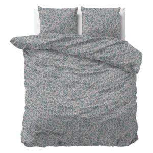 Sale: -60% | Dekbedovertrek - Camalia - Eenpersoons (140x200 Cm) - Wit Microvezel - - Sleeptime Classy - Dekbed-Discounter.nl