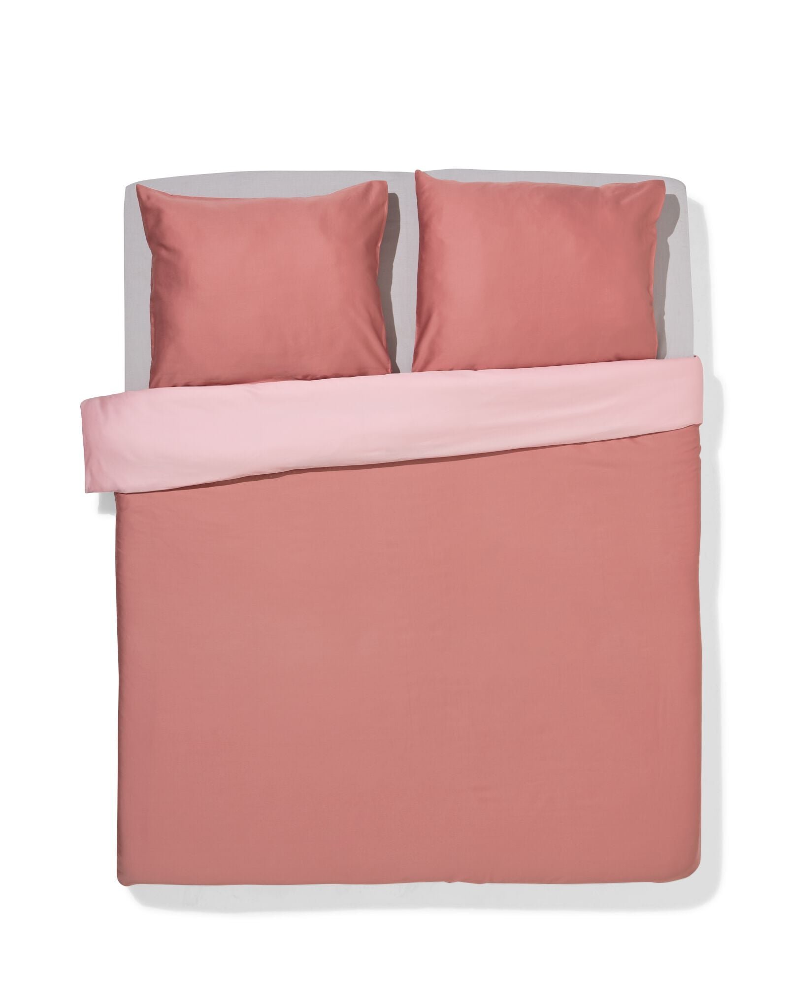 HEMA Dekbedovertrek 240x200/220cm Hotel Katoen Satijn Roze (roze)