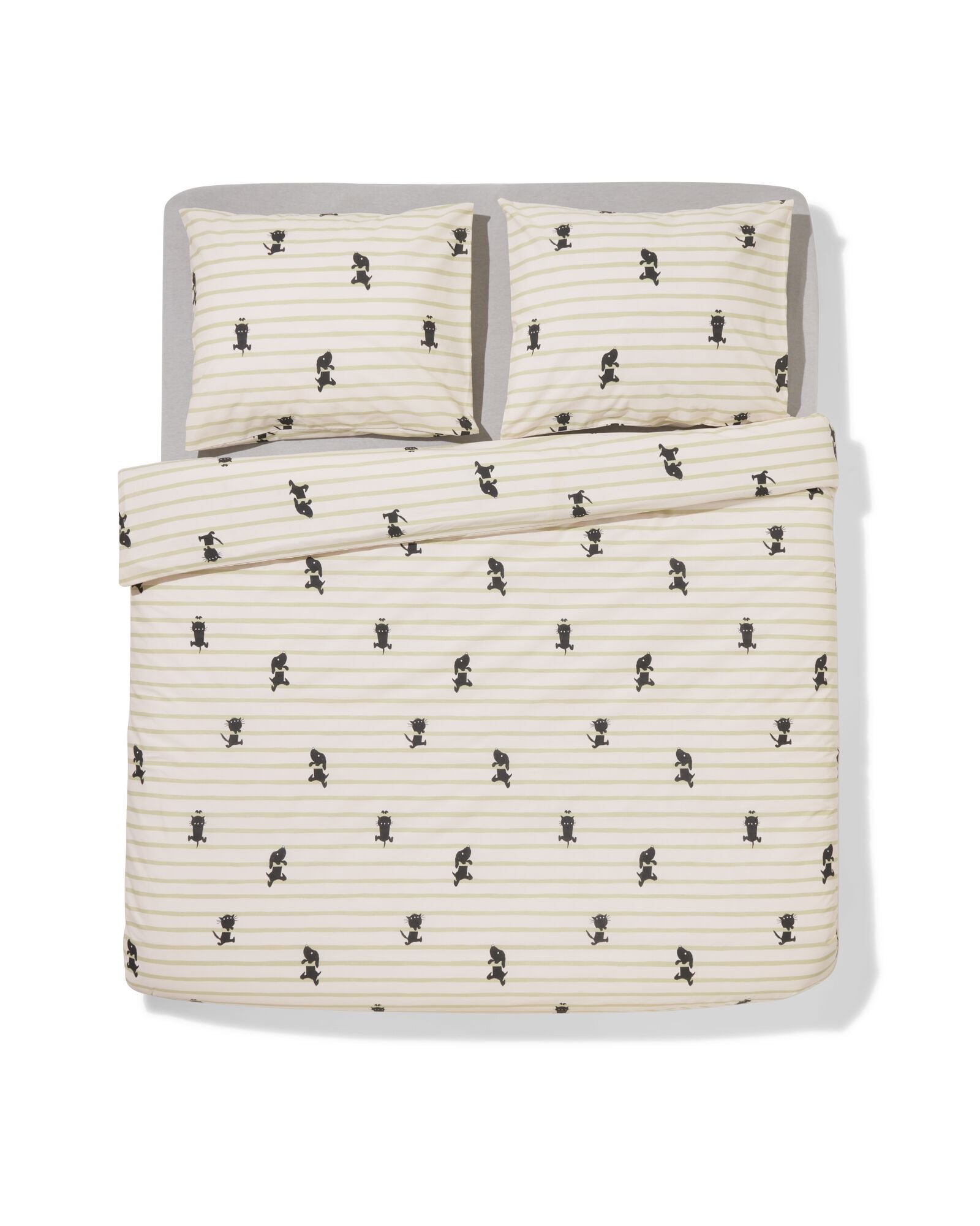 HEMA Takkie En Siepie Dekbedovertrek 240x200/220cm Zacht Katoen (beige)