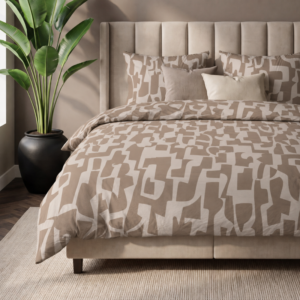 Sale: -44% | Dekbedovertrek Katoen-Satijn - Soft Earth - Eenpersoons (140x200 Cm) - Katoen-satijn - - Dekbed Discounter - Dekbed-Discounter.nl